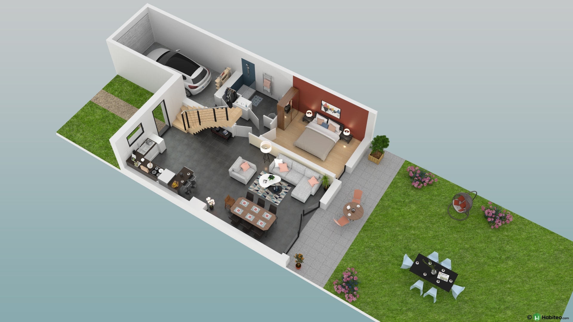 Plan de Maisons Plan Maison Rez De Jardin Plan de Maisons Plan Maison Rez De Jardin