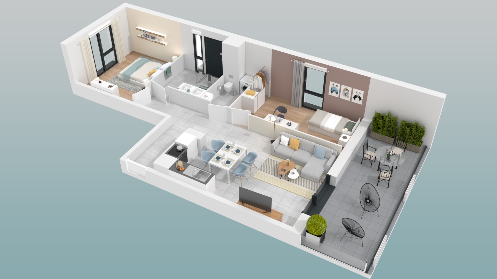 plan appartement ideal
