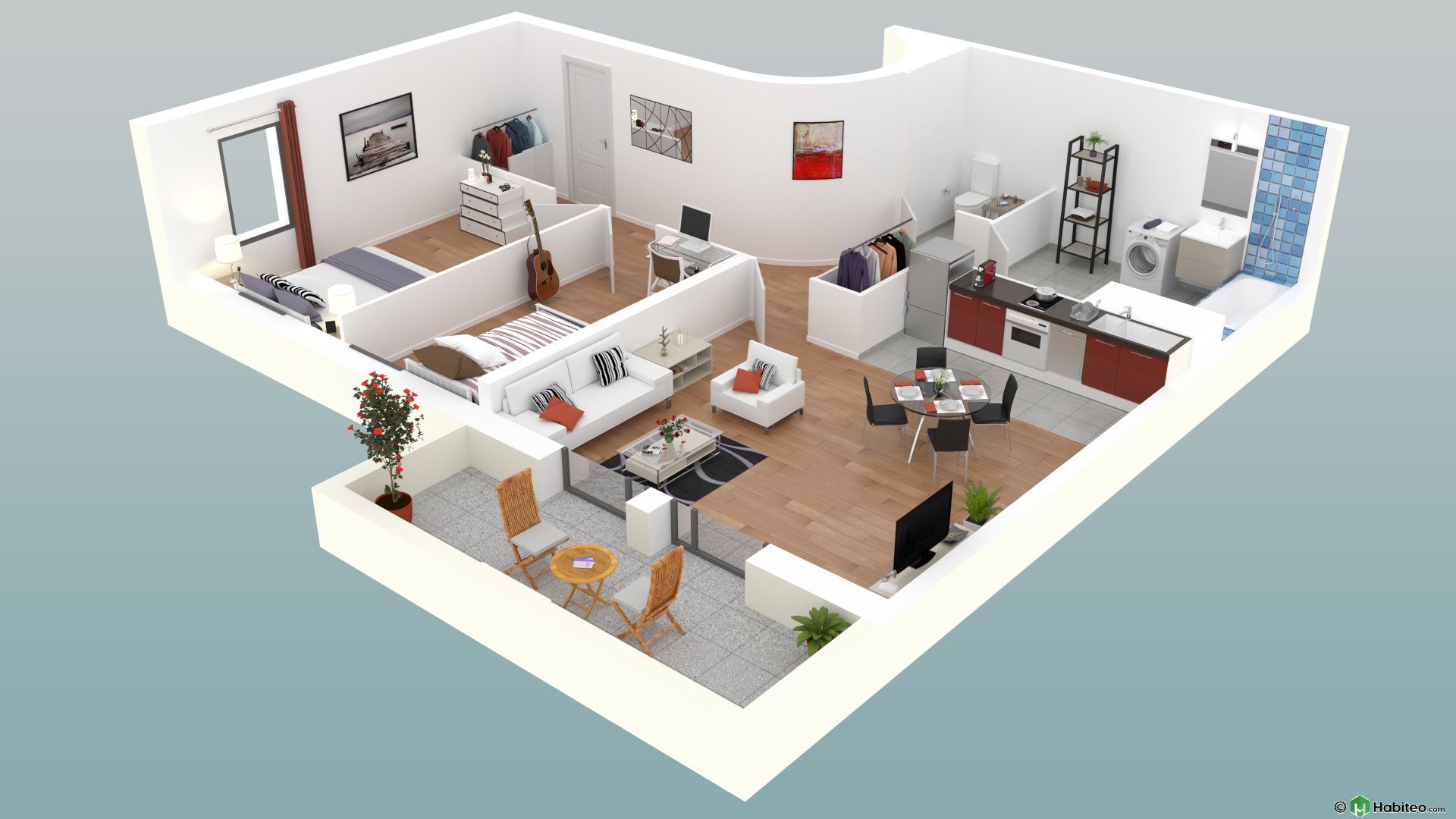  plan  d  un appartement  de 3 pi ces Infos et ressources