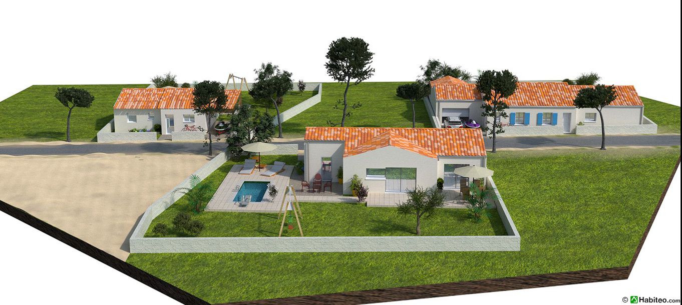 Vue de l'extérieur des Maison Elite à La Rochelle (Charente-Maritimes) Vue de l'extérieur des Maison Elite à La Rochelle (Charente-Maritimes)