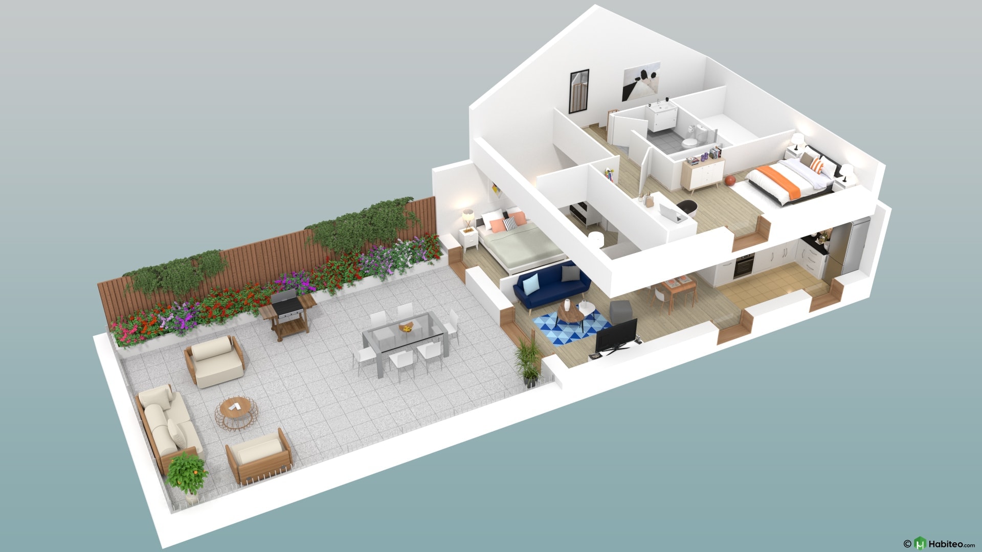 plan appartement 3 etage